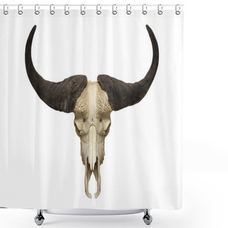 Personality  Head Skull Of Bull Shower Curtains