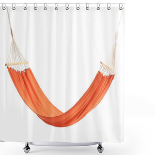 Personality  Stylish Hammock On White Background Shower Curtains