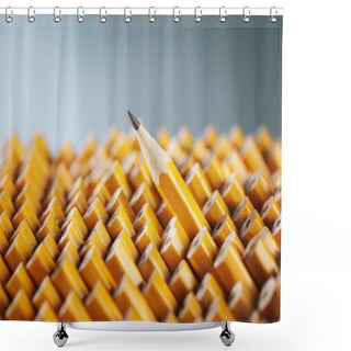 Personality  Standing Out From The Crowd Shower Curtains