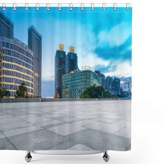 Personality  Urban Road And Urban Architectural Landscape Shower Curtains