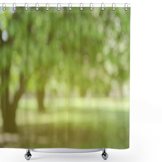 Personality  Blurred Nature Background Shower Curtains