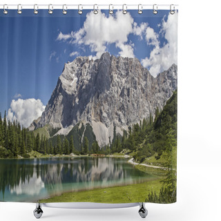 Personality  Lake Seeeben And Zugspitze Shower Curtains