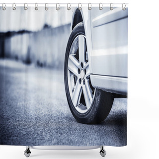 Personality  Closeup Of Car Shower Curtains
