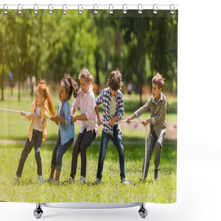 Personality  Tug Of War Shower Curtains