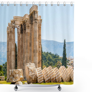 Personality  Temple Of Olympian Zeus Shower Curtains