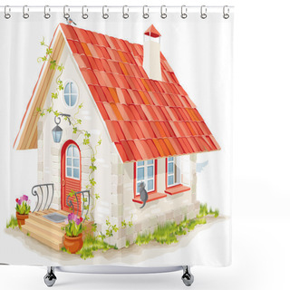 Personality  Little Fairy House Shower Curtains