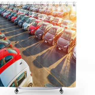 Personality  Dealer New Cars Stock Shower Curtains