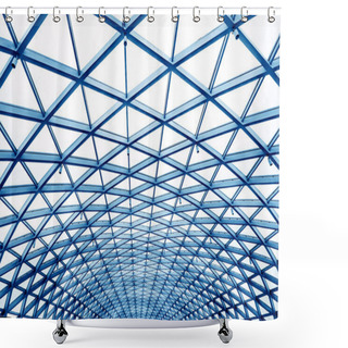 Personality  Coffered Ceilings, Modern Architecture Shower Curtains