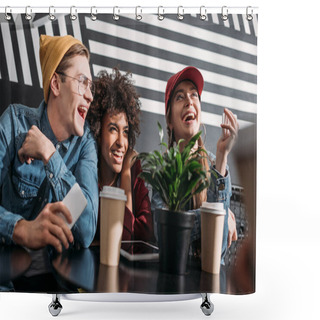 Personality  Friends Shower Curtains