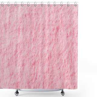 Personality  Top View Of Soft Pink Textile As Background  Shower Curtains