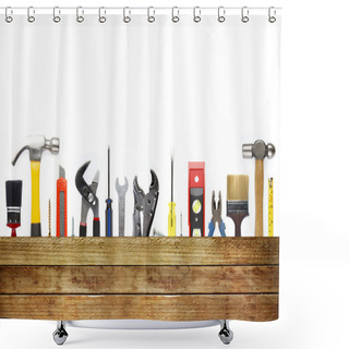 Personality  Work Tools Shower Curtains