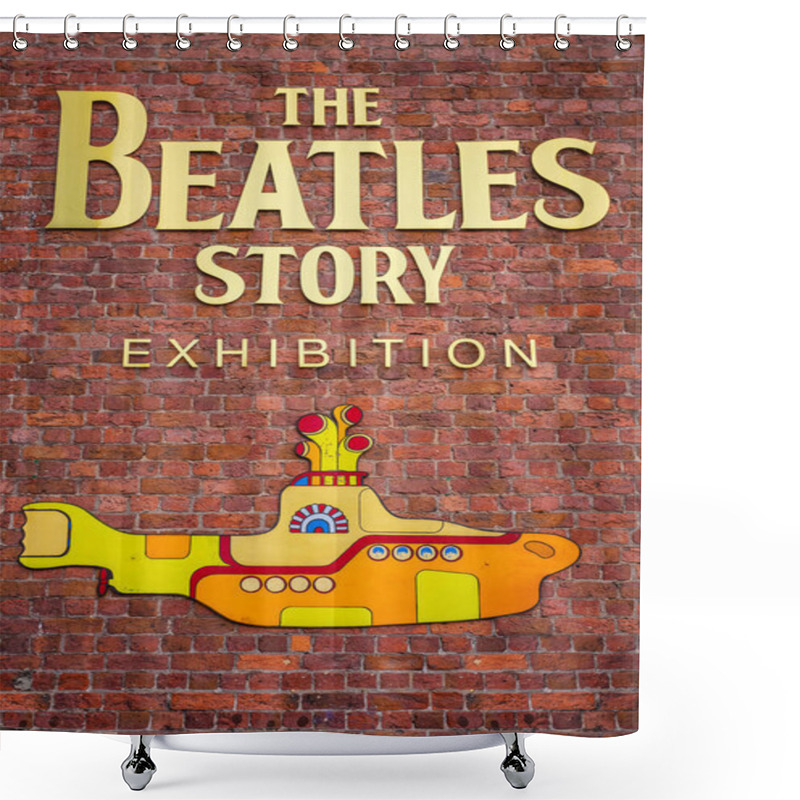 Personality  The Beatles Story Museum In Liverpool, UK Shower Curtains