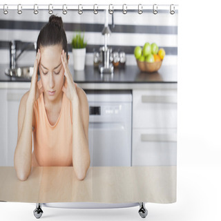 Personality  Stressed Housewife Shower Curtains