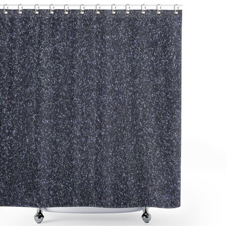 Personality  Midnight Blue Black Textured Glitter Background. Shiny Sparkly Backdrop Shower Curtains