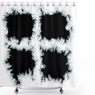 Personality  Grunge Frames Shower Curtains