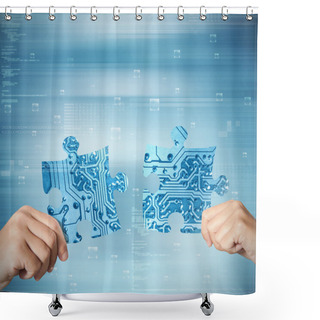 Personality  System Integration Concept Shower Curtains
