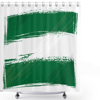 Personality  Grunge Andalusia Flag Shower Curtains