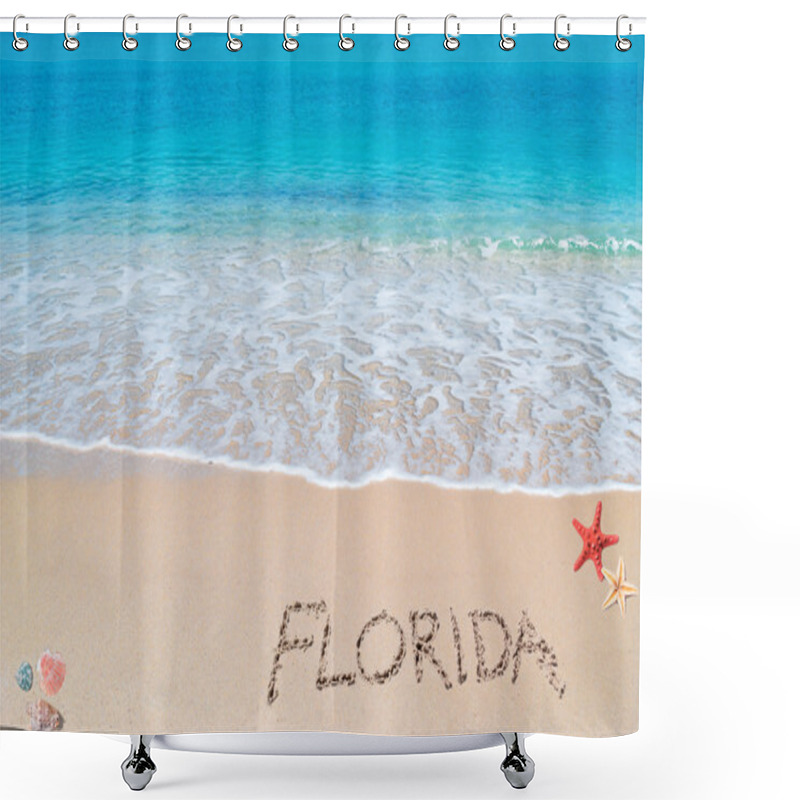 Personality  Florida Writing Shower Curtains