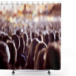 Personality  Large Crowd Of People Shower Curtains