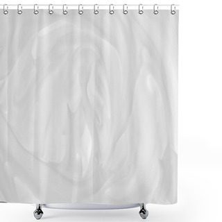 Personality  Foam White Shower Curtains