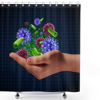 Personality  Disease Risk Shower Curtains