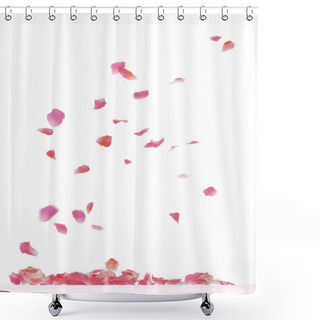 Personality  Rose Petals Shower Curtains