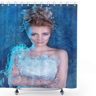 Personality  Snow Queen Shower Curtains