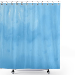 Personality  Background With Mixing Of Bright Pale Blue And Blue Paints Splashes In Water Shower Curtains