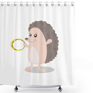 Personality  Animals Play Music Shower Curtains