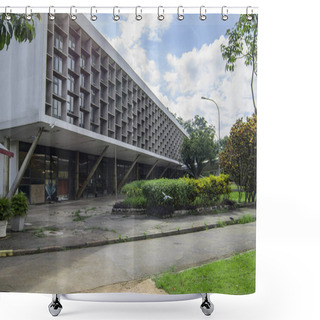 Personality  Pavilion Of Brazilian Cultures At Ibirapuera Park Shower Curtains