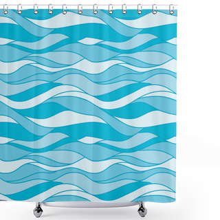 Personality  Seamless Pattern Water Shower Curtains