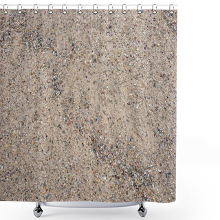 Personality  Background Surface Of Gravel Stone Shower Curtains
