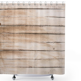 Personality  Wooden Texture Shower Curtains