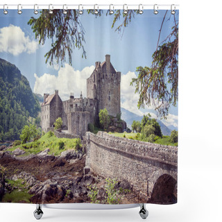 Personality  Eilean Donan Castle Shower Curtains