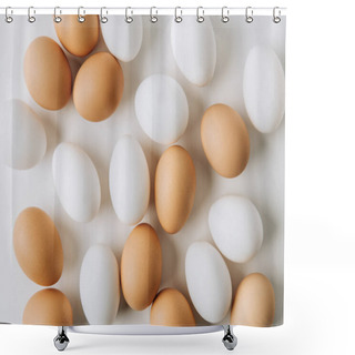 Personality  Eggs Shower Curtains