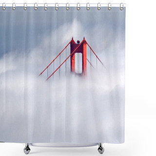 Personality  Symbol Of San Francisco Shower Curtains
