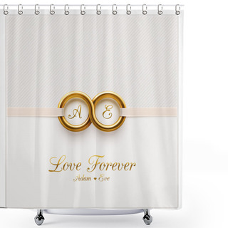 Personality  Love Forever Shower Curtains