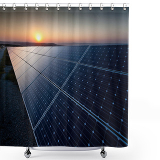 Personality  Power Plant Using Renewable Solar Energy Shower Curtains