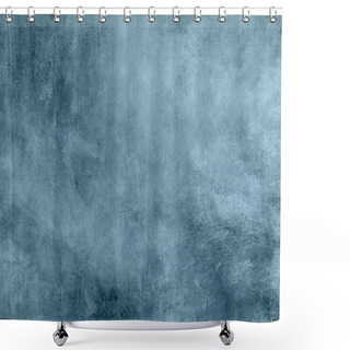 Personality  Blue Grungy Background Or Texture  Shower Curtains