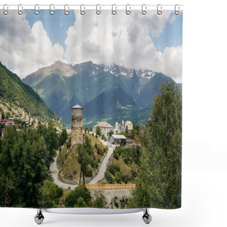 Personality  Village Shower Curtains