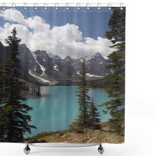 Personality  Moraine Lake - Banff National Park - Canada Shower Curtains