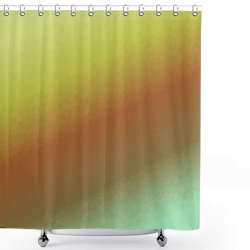 Personality  minimal multicolored polygonal background shower curtains