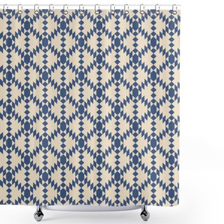 Personality  Modern Colorful Backdrop With Hexagonal Pattern Shower Curtains