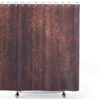 Personality  Rusty Metallic Surface Shower Curtains