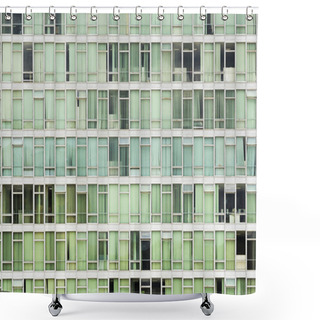 Personality  Facade Of Government Building Brasilia, Capital Of Brazil Shower Curtains