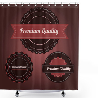 Personality  Vector Set: Premium Quality Shower Curtains