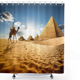 Personality  In Sands Of Egypt Shower Curtains