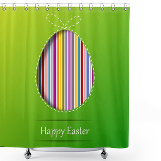 Personality  Easter Egg Shower Curtains