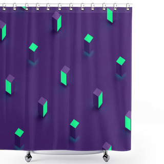 Personality  Abstract Minimalistic Background. Shower Curtains