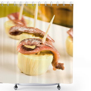 Personality  Tapas Tipical Shower Curtains